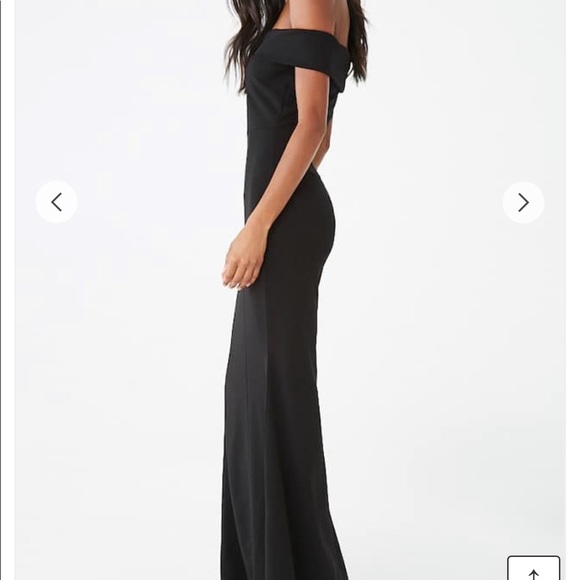 Black Mermaid Gown - Picture 2 of 14